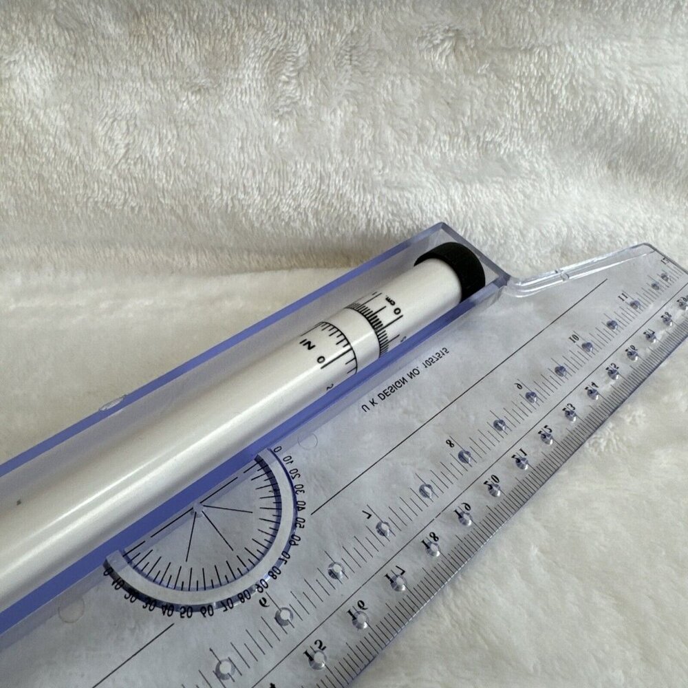 Rolling Parallel Ruler Universal Translation Angle Balance Drawing Measure Tools - Picture 7 of 9
